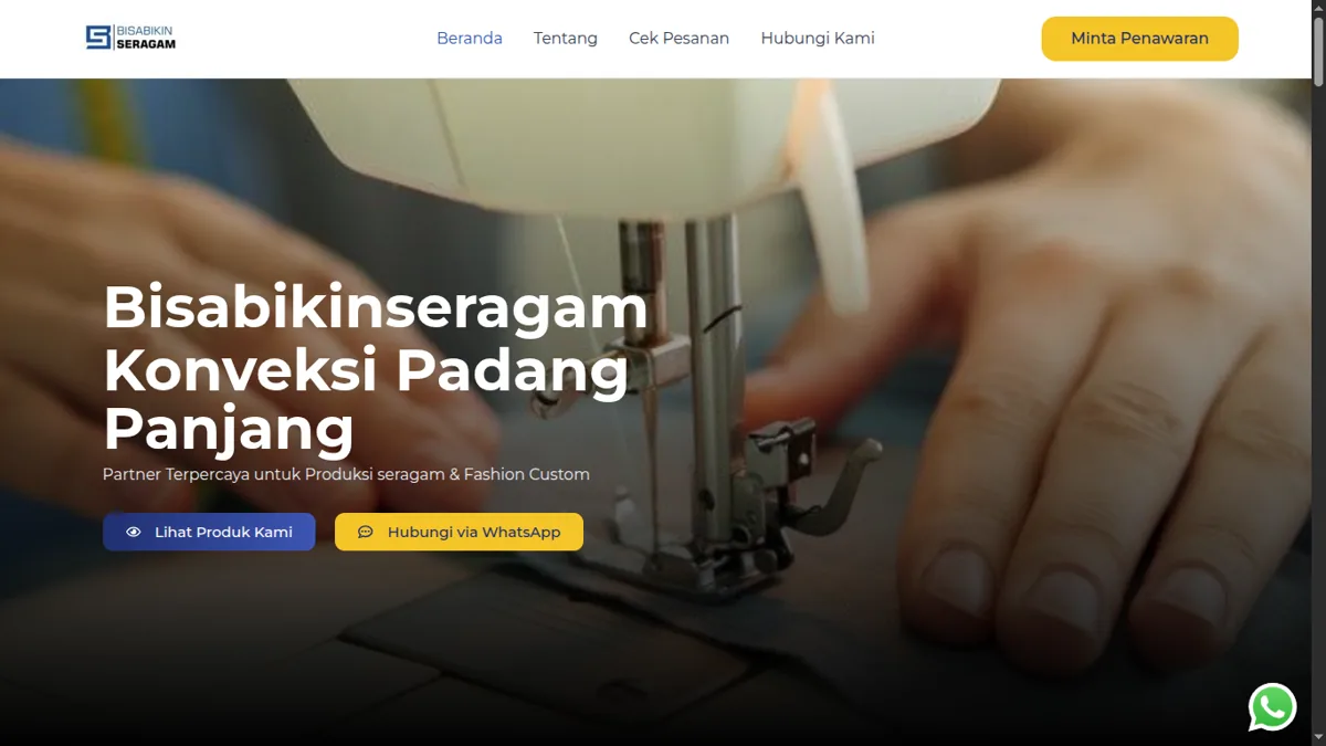 Website Bisabikinseragam