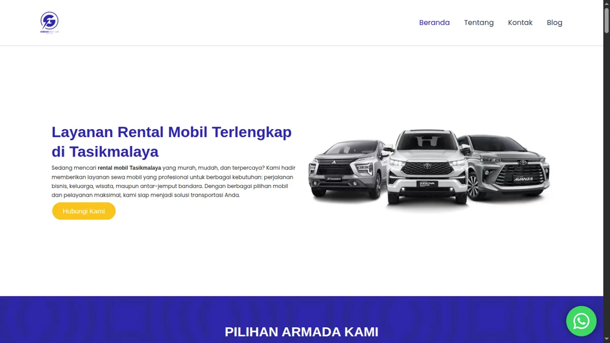 Website Gibran Rentcar
